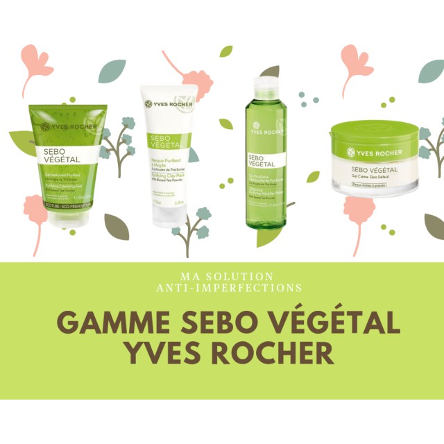 Gel dưỡng ẩm điều tiết nhờn - Yves Rocher Sebo Vegetal 50ML