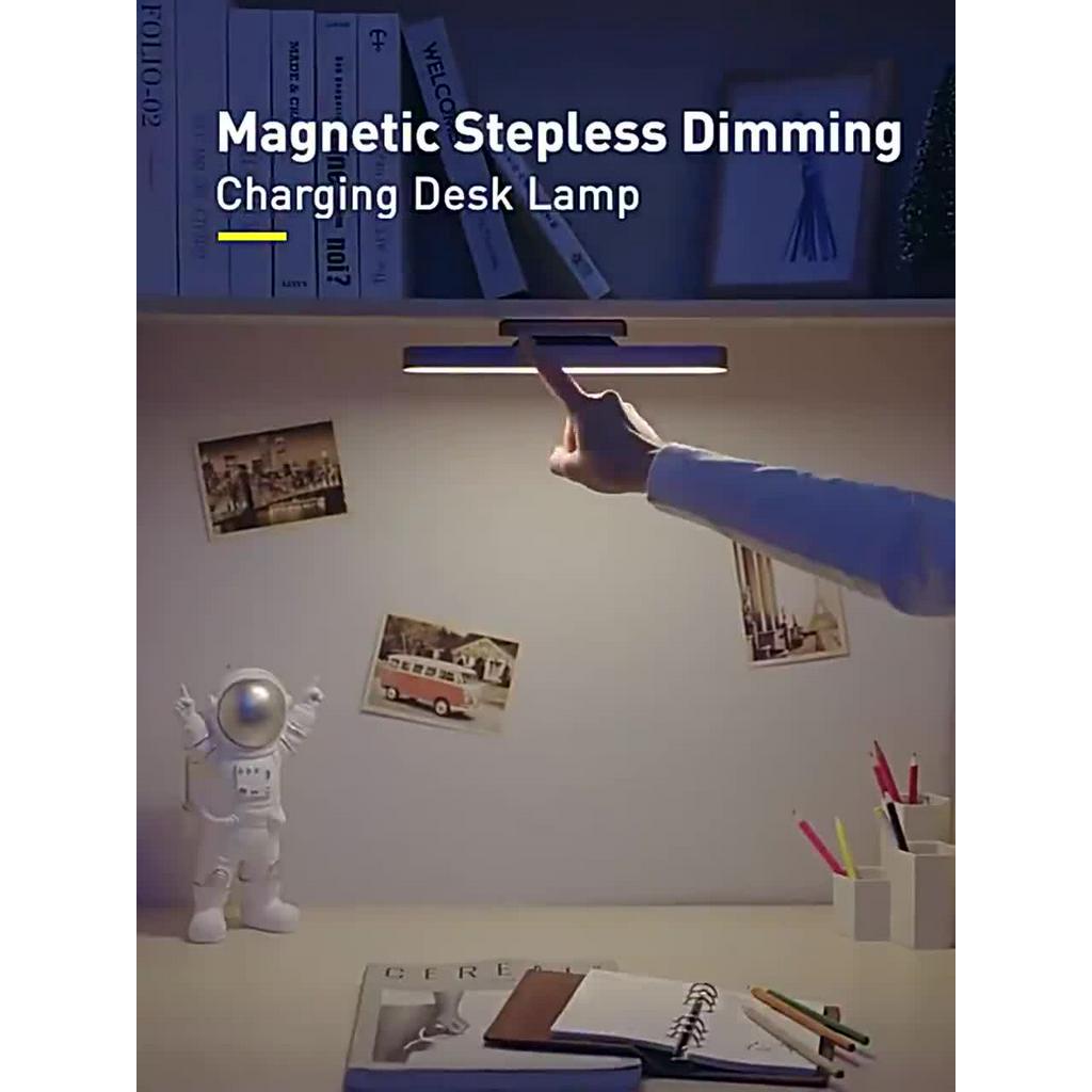 Baseus Từ tính Treo Đèn bàn LED Đèn bàn Treo Đèn ngủ không dây Cảm ứng cho Học tập Đọc đèn nhà bếp Đèn nhà bếp vô cấp Làm mờ Ánh sáng USB | BigBuy360 - bigbuy360.vn
