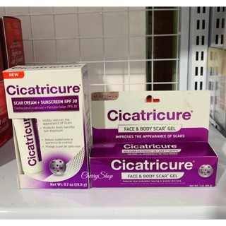 [Hàng USA/NEW]Kem làm mờ sẹo bán chạy nhất số 1 tại Mỹ Cicatricure Face & Body Scar Gel/Scar Cream SPF 30