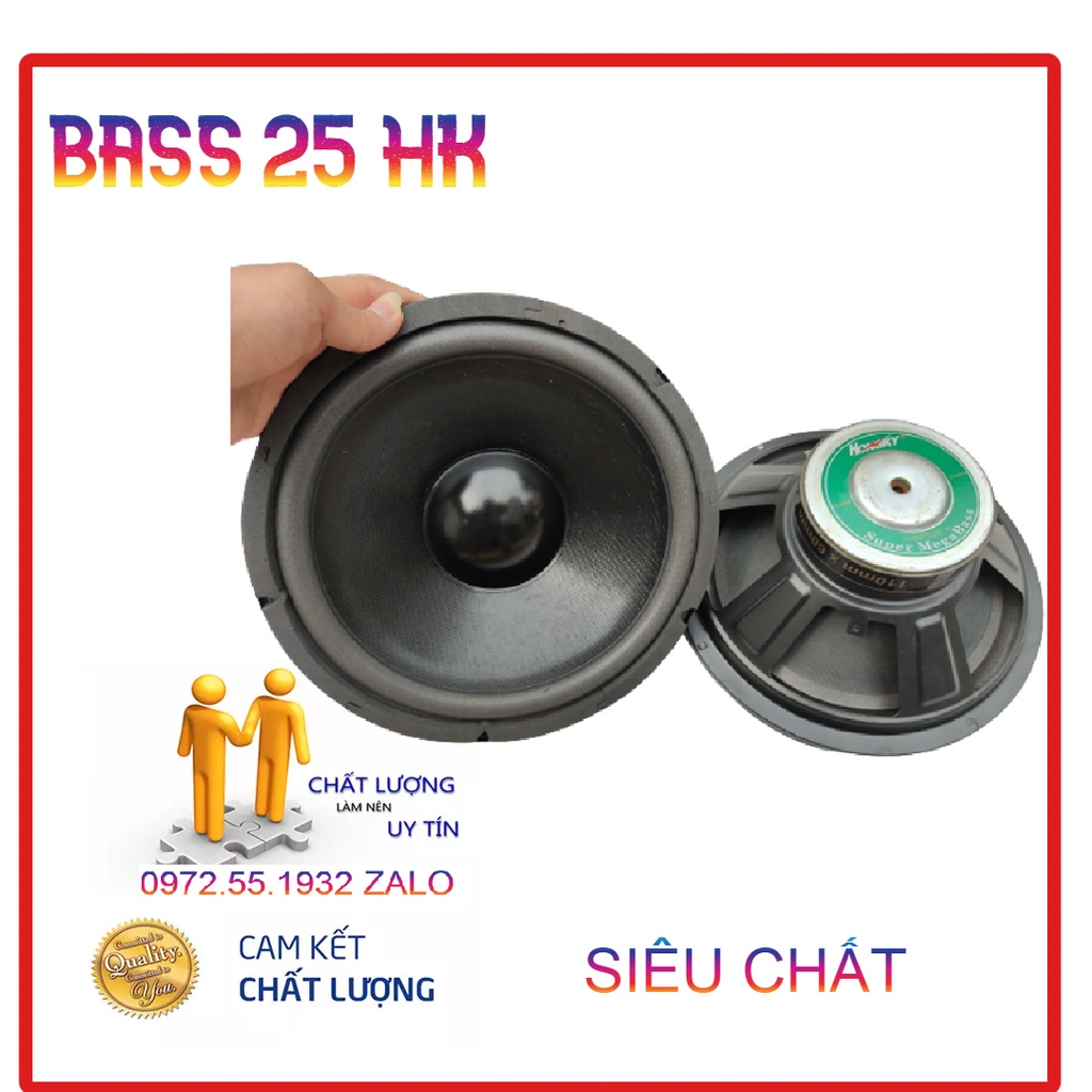 Củ loa bass 25  màng đen hàng cực đẹp -âm thanh siêu hay - giá 1 chiếc - điện tín 3