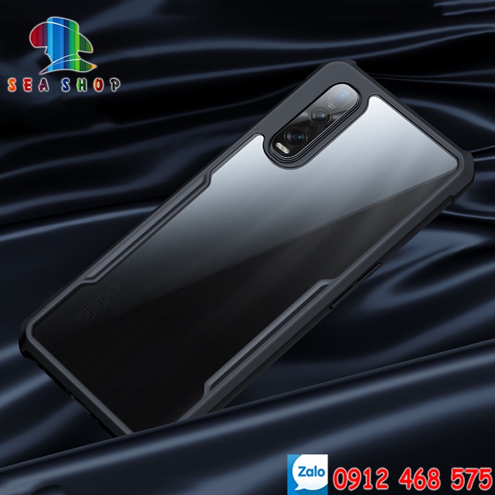 Ốp lưng Realme C3, 5i, 5S, 5, 6i, C15 [X-CASE] Viền nhựa dẻo chống sốc-Mặt lưng bằng nhựa cứng chịu lực, không bị ố vàng