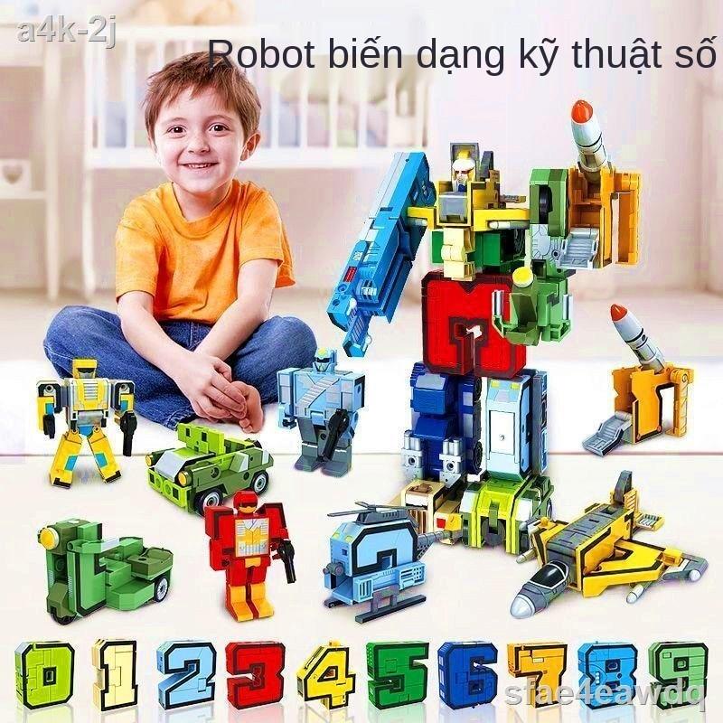 【bán chạy】✷Digital Transformers Bộ đồ chơi Xe hơi Robot Tank Puzzle dành cho cậu bé trẻ em