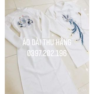 Áo dài cặp cô dâu, chú rể