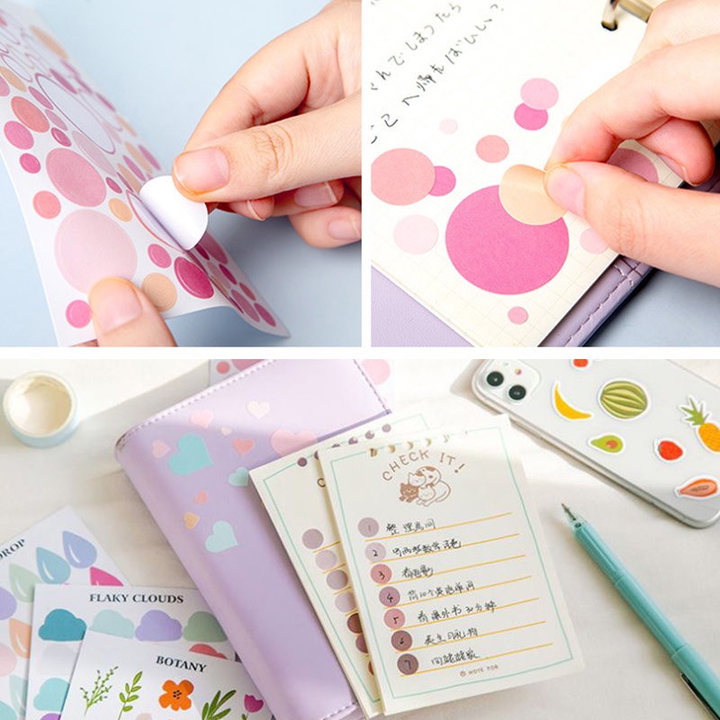 Miếng Dán Trang Trí Họa Tiết Dễ Thương Sáng Tạo DIY