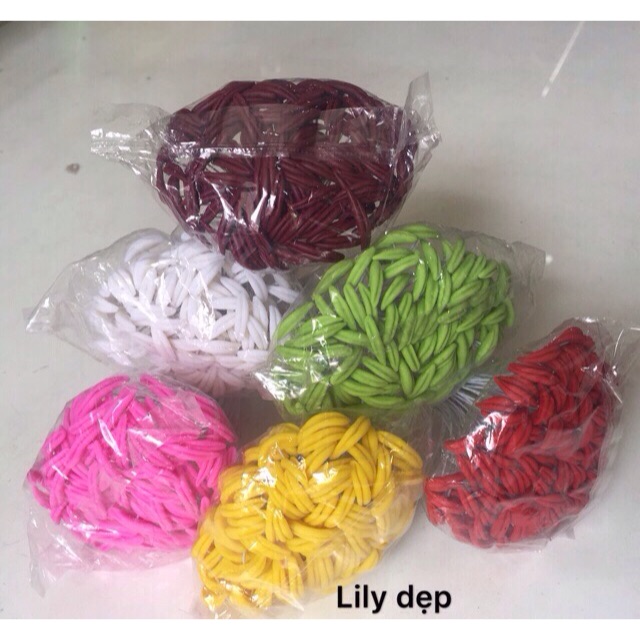 Nhuỵ hoa lily tròn và dẹp (100 nhuỵ)