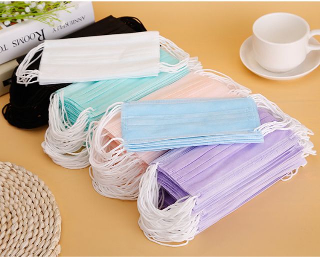 Khẩu trang y tế cotton mỏng, nhiều màu lựa chọn , 1 túi gồm 10 cái | BigBuy360 - bigbuy360.vn