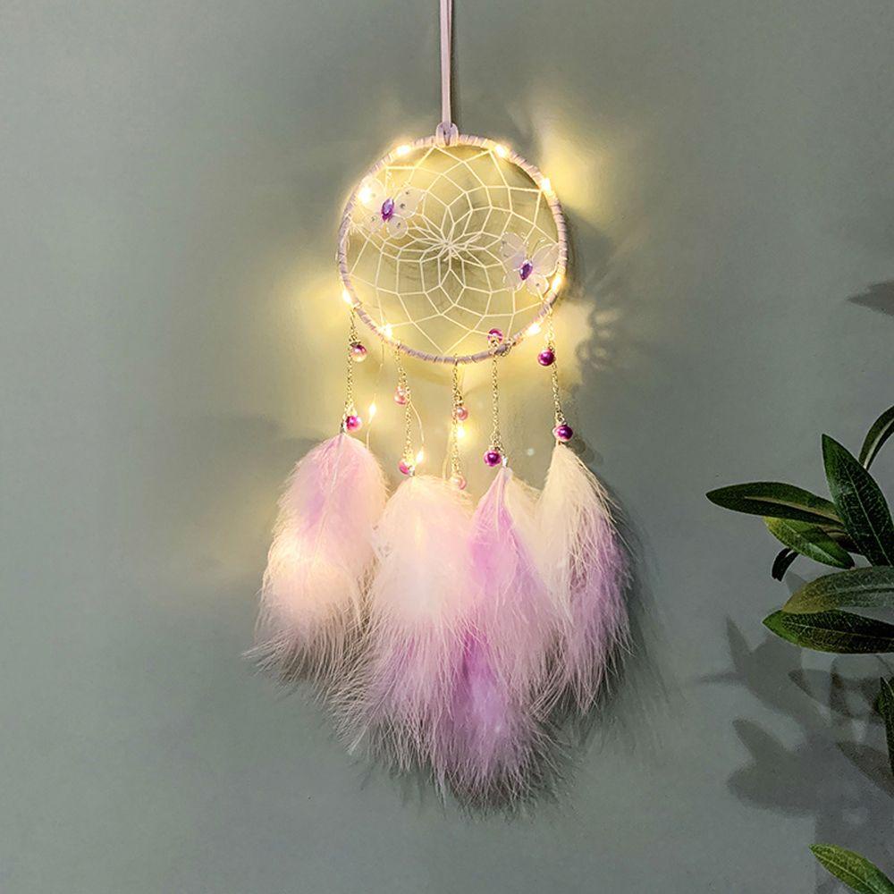 Lưới Bắt Giấc Mơ Có Đèn Trang Trí Lãng Mạn