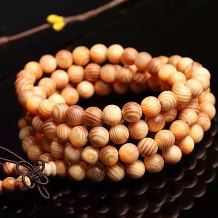 Vòng Chuỗi Hạt Vòng Đeo Tay Gỗ Huyết Long 108 Hạt