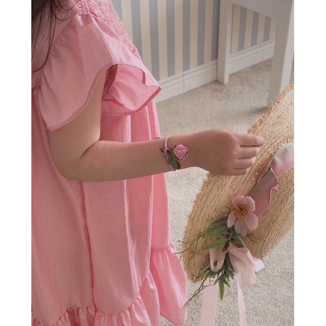 Váy Smock đũi lụa hàng thiết kế