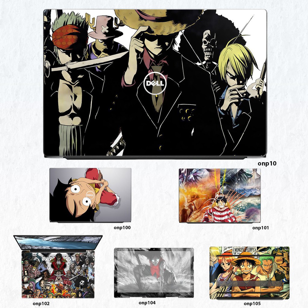 Skin dán Laptop Dell in hình One Piece _nhiều mẫu 10 (inbox mã máy cho Shop)