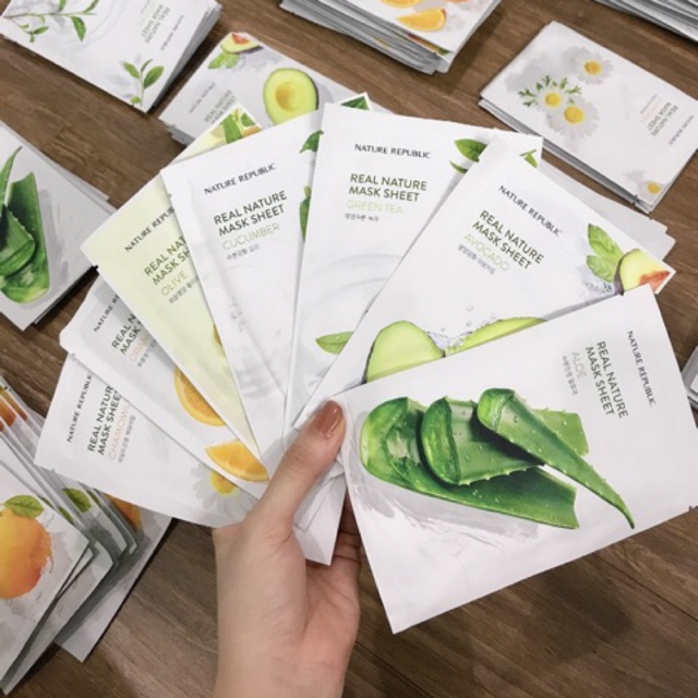 SET 10 MẶT NẠ NATURE REPUBLIC CHÍNH HÃNG