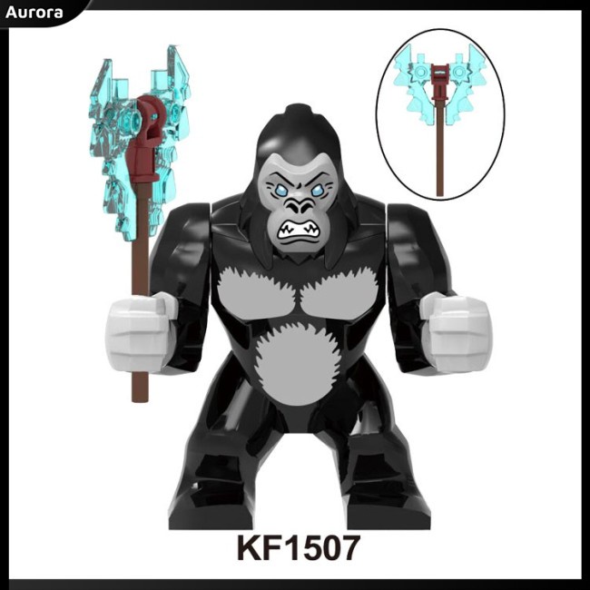 Aurora King Kong vs. Mô Hình Đồ Chơi Lego Godzilla KF1506-1507 Chất Lượng Cao