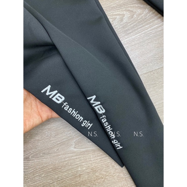 QUẦN LEGGING THÊU CHỮ, QUẦN LEGGING TRƠN LÓT NỈ KHÔNG CỘM HÀNG LOẠI 1 MS18899