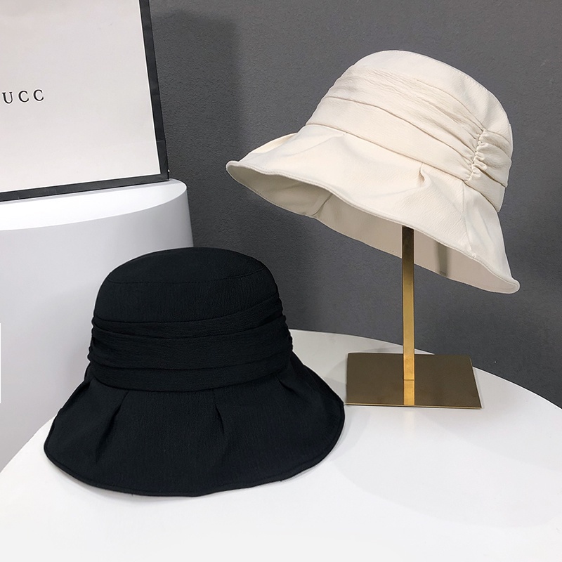 Nón tai bèo xếp ly che nắng thời trang xuân hè Hàn Quốc dễ phối đồ cho nữ