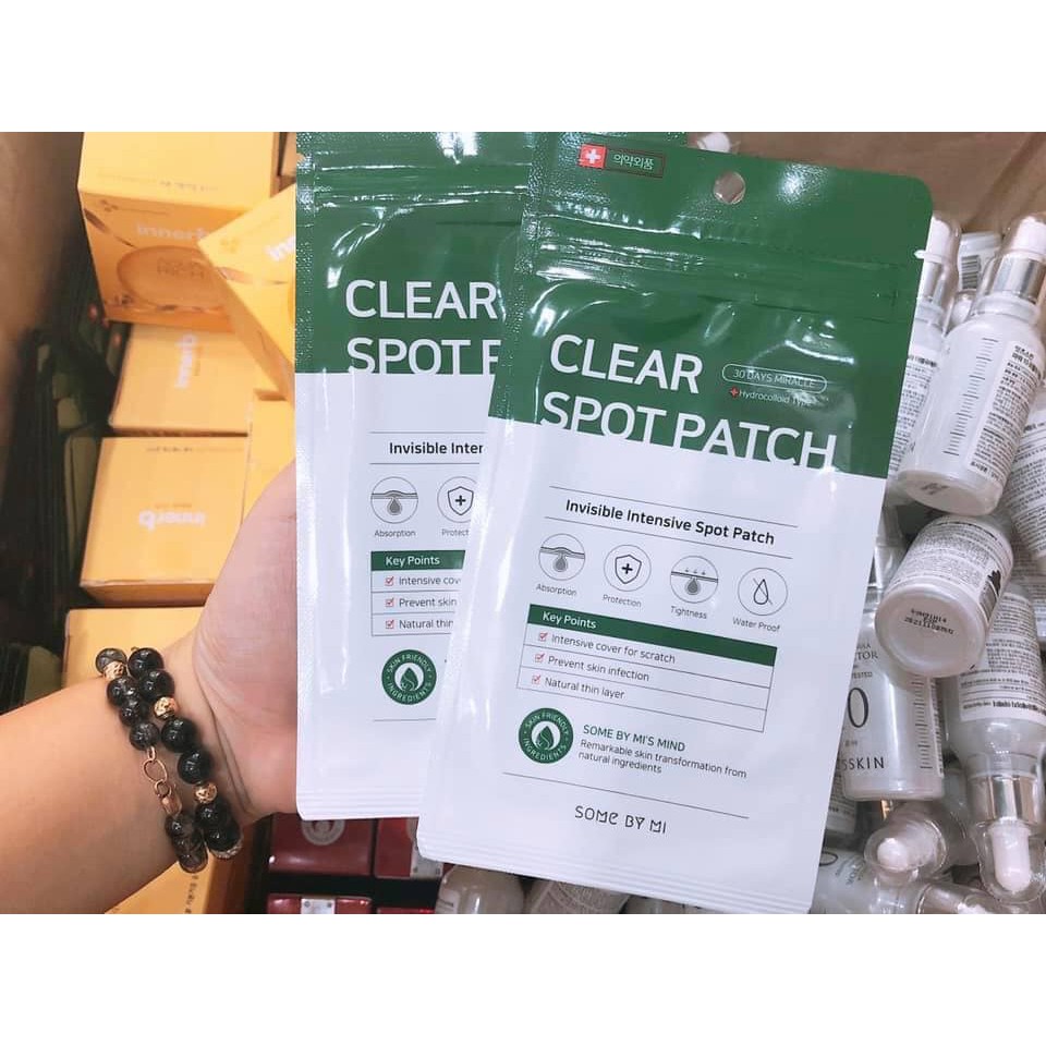 MIẾNG DÁN MỤN SOME BY MI CLEAR SPOT PATCH 18 MIẾNG CHÍNH HÃNG - 4123