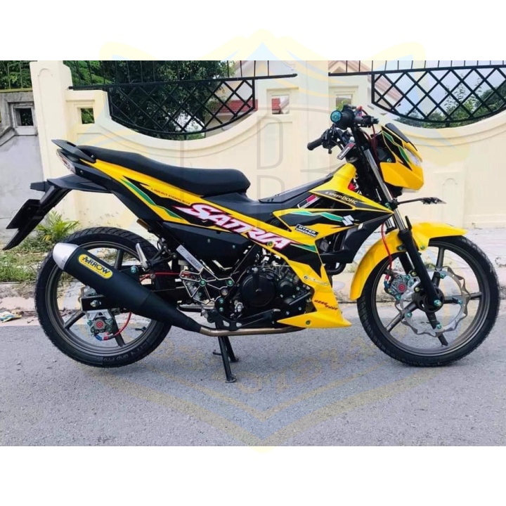 ( Quí khách vui lòng mang ra tiệm cho thợ dán ) Tem satria fi vànv