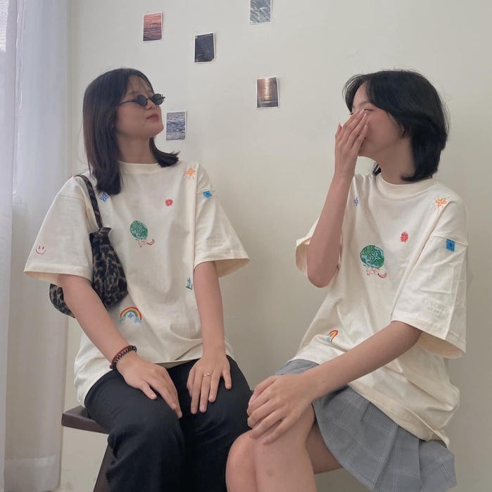 Áo thun local brand love you 300k special, áo phông from rộng unisex , basic tee oversize nam nữ - gin store