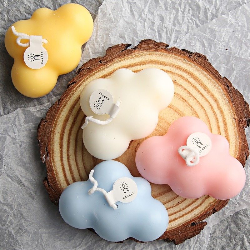 Khuôn Silicone Làm Đá / Xà Phòng / Kẹo / Bánh Hình Đám Mây 3D