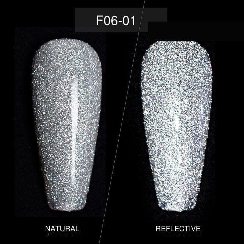 Sơn Gel Nhũ Flash Siêu Sáng Màu Vàng, Bạc