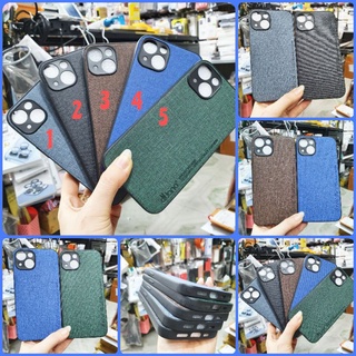 Ốp lưng iPhone 13 dẻo mềm kiểu vải chống trầy xước bảo vệ camera