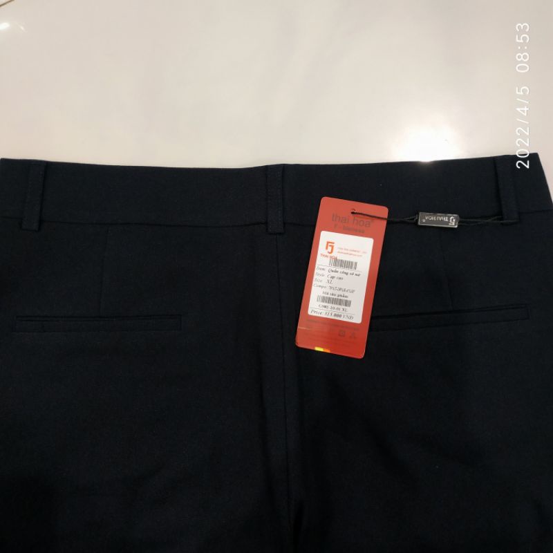 Thái Hoà Chính Hãng Quần tây lưng cao tôn vòng 3 cực đẹp G982