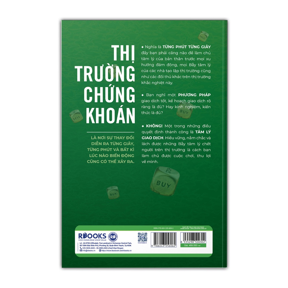 Sách - Thoát Bẫy Tâm Lý Giao Dịch Trong Chứng Khoán - Gồng Lời Không Gồng Lỗ (Tặng kèm bookmark) - Rita Stevens