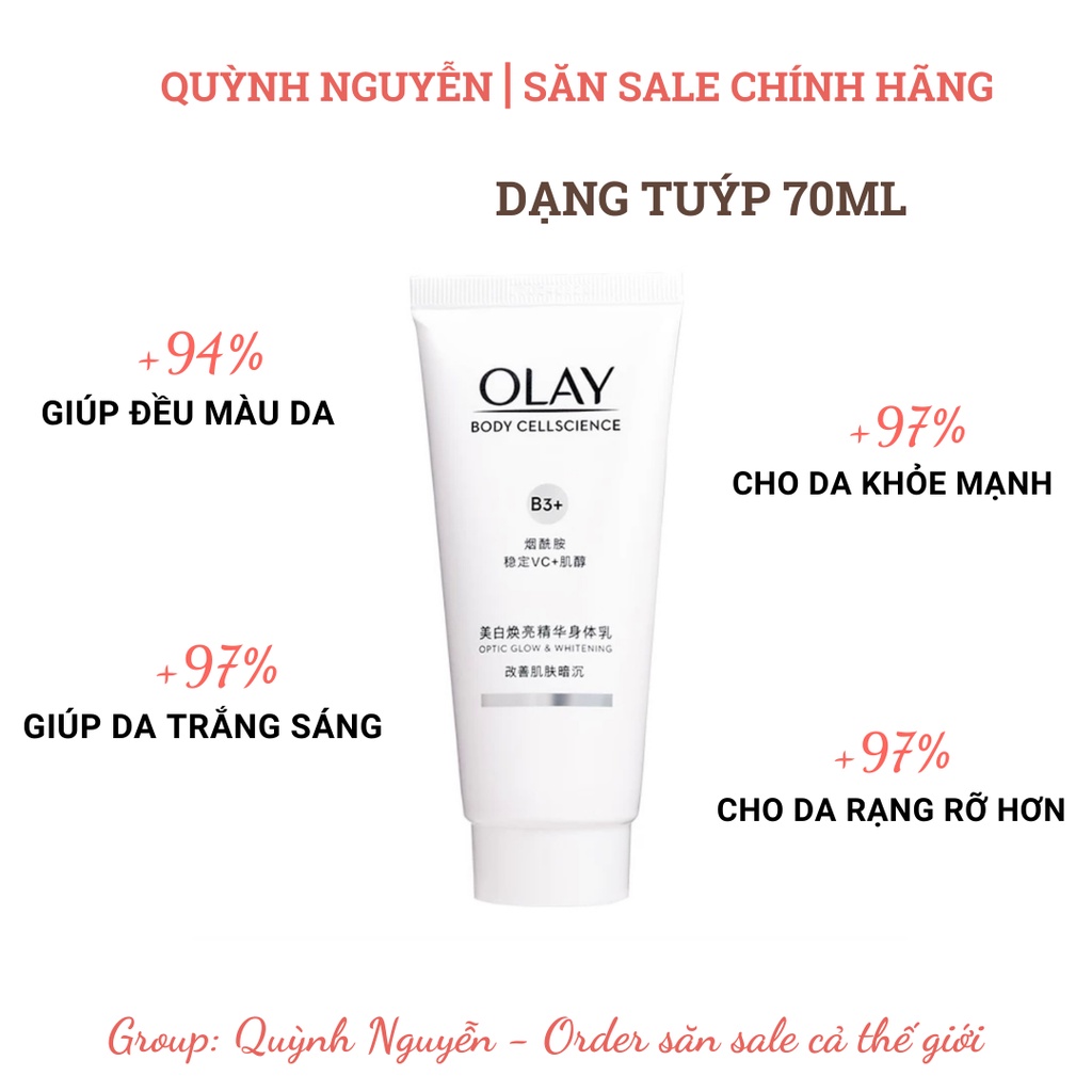 Sữa dưỡng thể Olay Bright Ultra Whitening