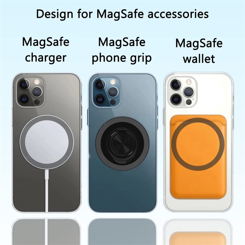 Bộ 5 Miếng Dán Nam Châm Kiêm Giá Đỡ Điện Thoại Cho IPhone 13 12 Pro Max Mini