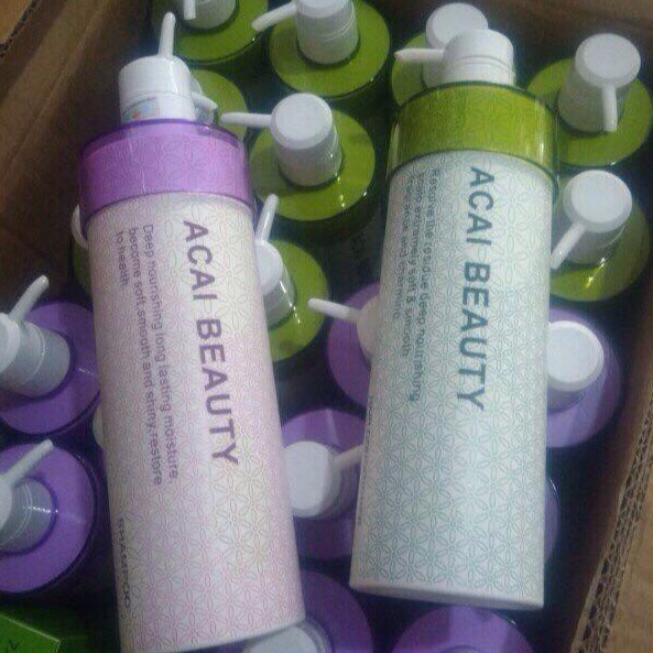 DẦU GỘI XẢ PHỤC HỒI ACAI BEAUTY CHO TÓC HƯ TỔN NẶNG 500ML