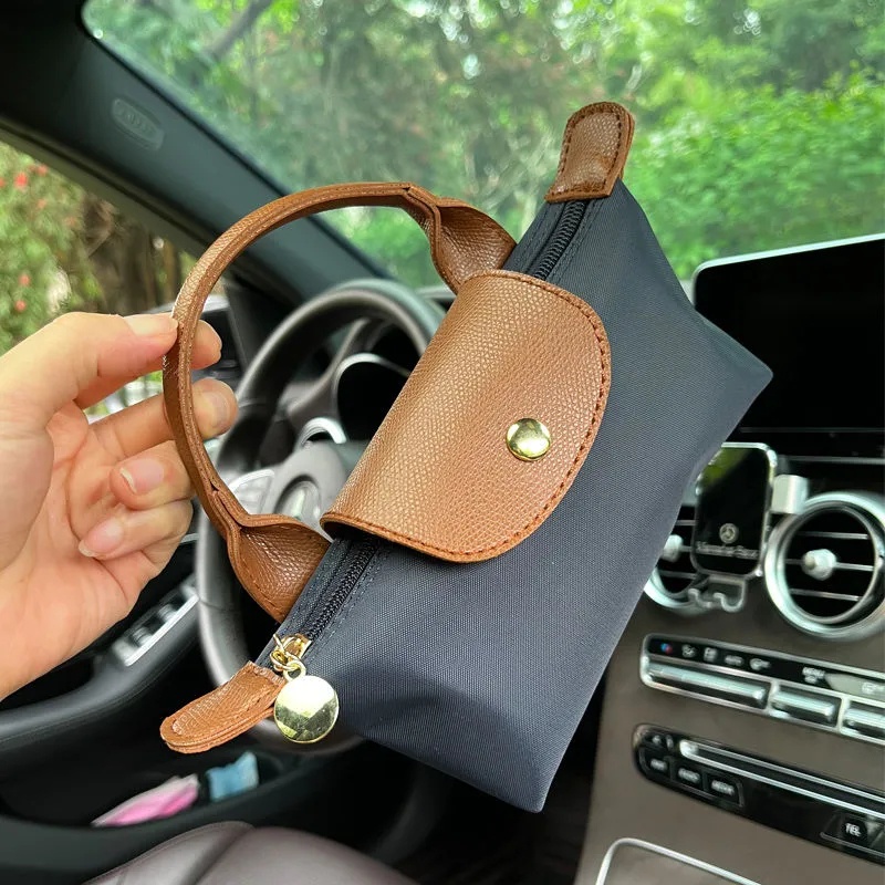 LONGCHAMP Ví Mini Cầm Tay Chất Liệu nylon Thời Trang Cho Nữ 607