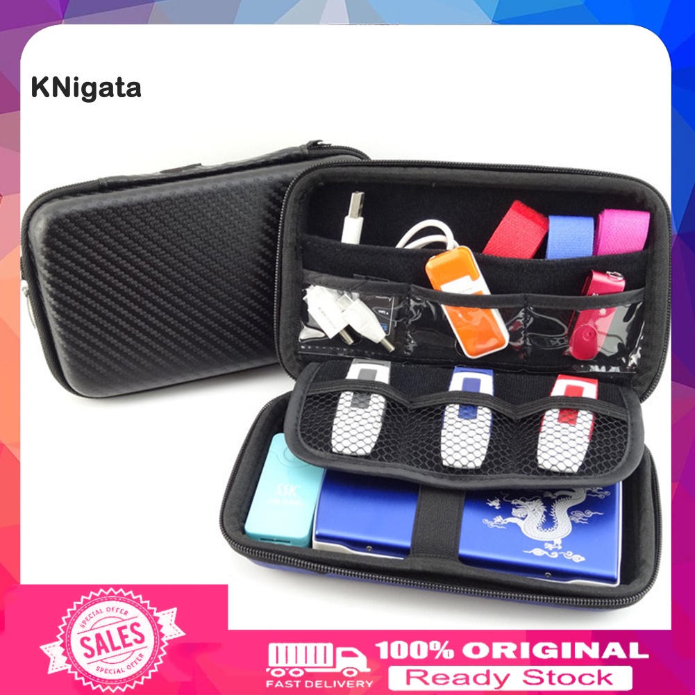 Túi Đựng Dây Cáp / Tai Nghe / Ổ Cứng Di Động Tiện Dụng | BigBuy360 - bigbuy360.vn