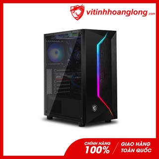Thùng máy tính | vỏ case msi mag vampiric 100l rgb strip - hàng chính hãng