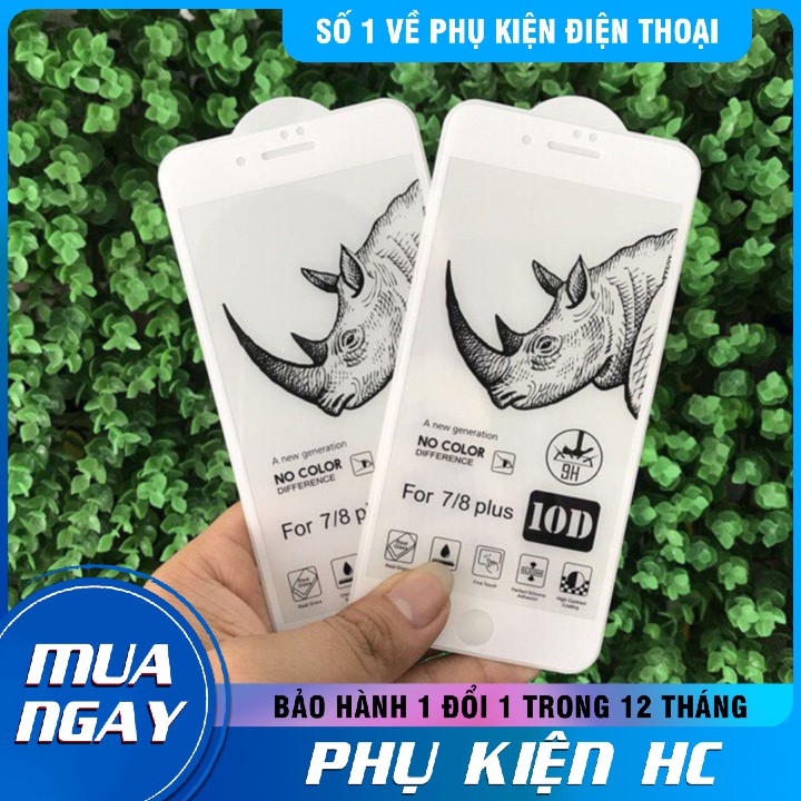 Kính cường lực iphone FULL MÀN 10D cho IP 6 đến 12 Pro Max CÓ HỘP - Cường lực iphone - Phụ kiện HC