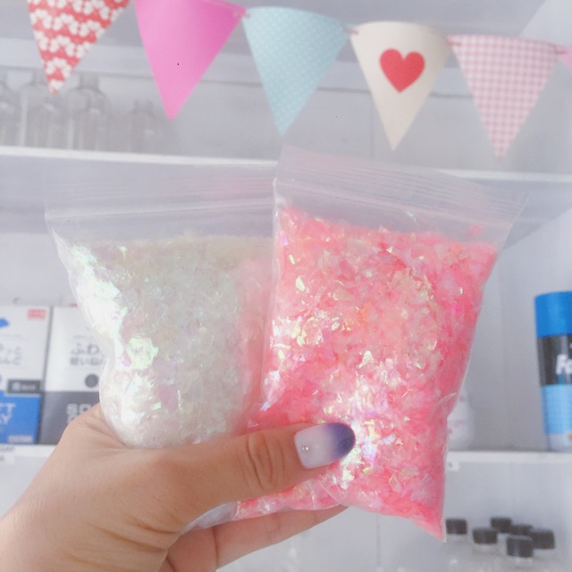 KIM TUYẾN GIẤY/ Nguyên liệu làm slime / Trang trí slime / Kim tuyến