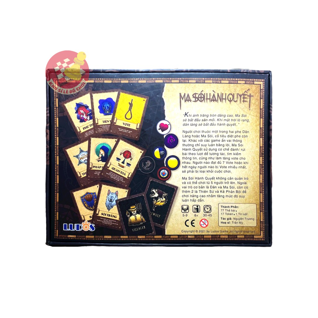 Ma Sói Hành Quyết (Tiếng Việt) - Boardgame Werewolf Execute