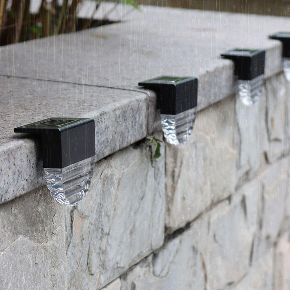 GOGOUP Đèn LED Năng Lượng Mặt Trời Chống Thấm Nước Chiếu Sáng Cầu Thang Ngoài Trời