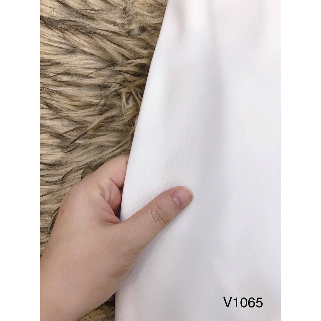 [ xả kho ] MiD Đầm trắng hàng thiết kế V1065 Mie Design ảnh thật