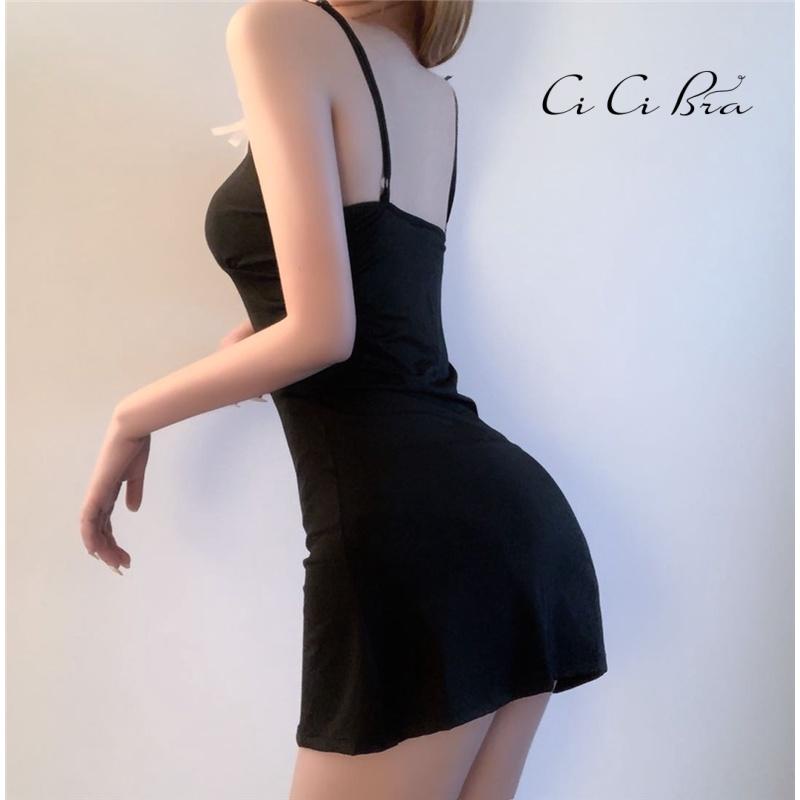 Váy Ngủ Sexy Phối Ren Nơ Xẻ Đùi Siêu Gợi Cảm CiCi Bra - V5 | BigBuy360 - bigbuy360.vn