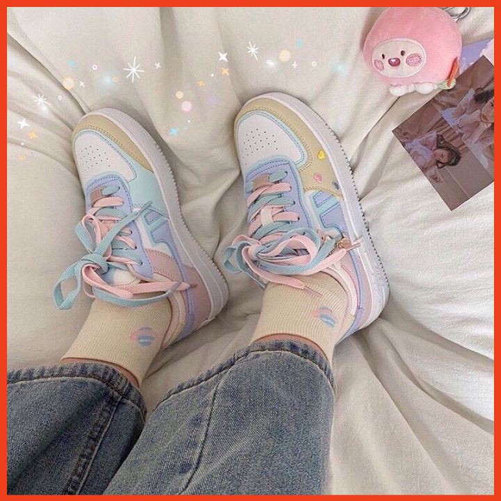 Giày Thể Thao Sneaker Nữ Đẹp Giày Hàn Quốc Đế Trắng | BigBuy360 - bigbuy360.vn