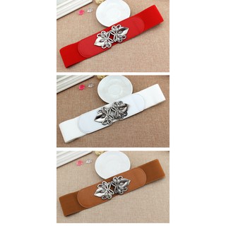 Đai váy dây lưng 6cm đồng đen H36