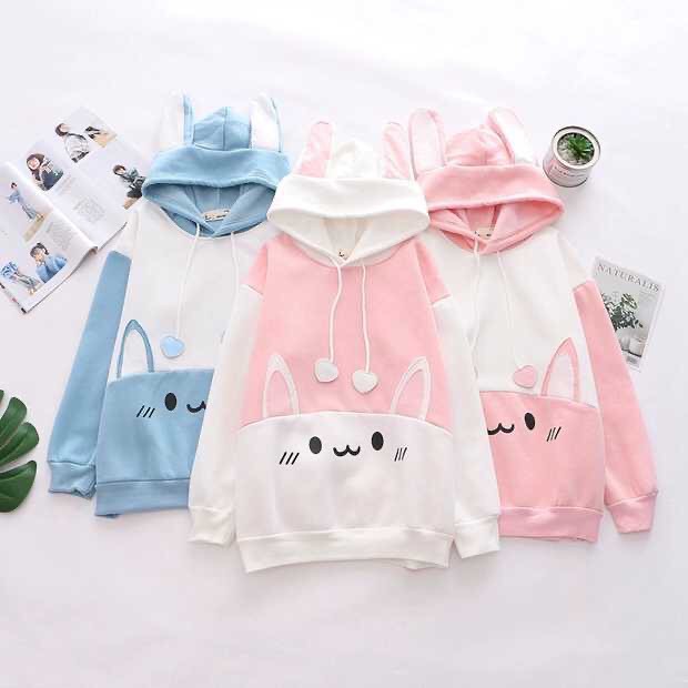 [FREESHIP_50K] Áo hoodie nữ hình Mèo cute AnNgo - NL169