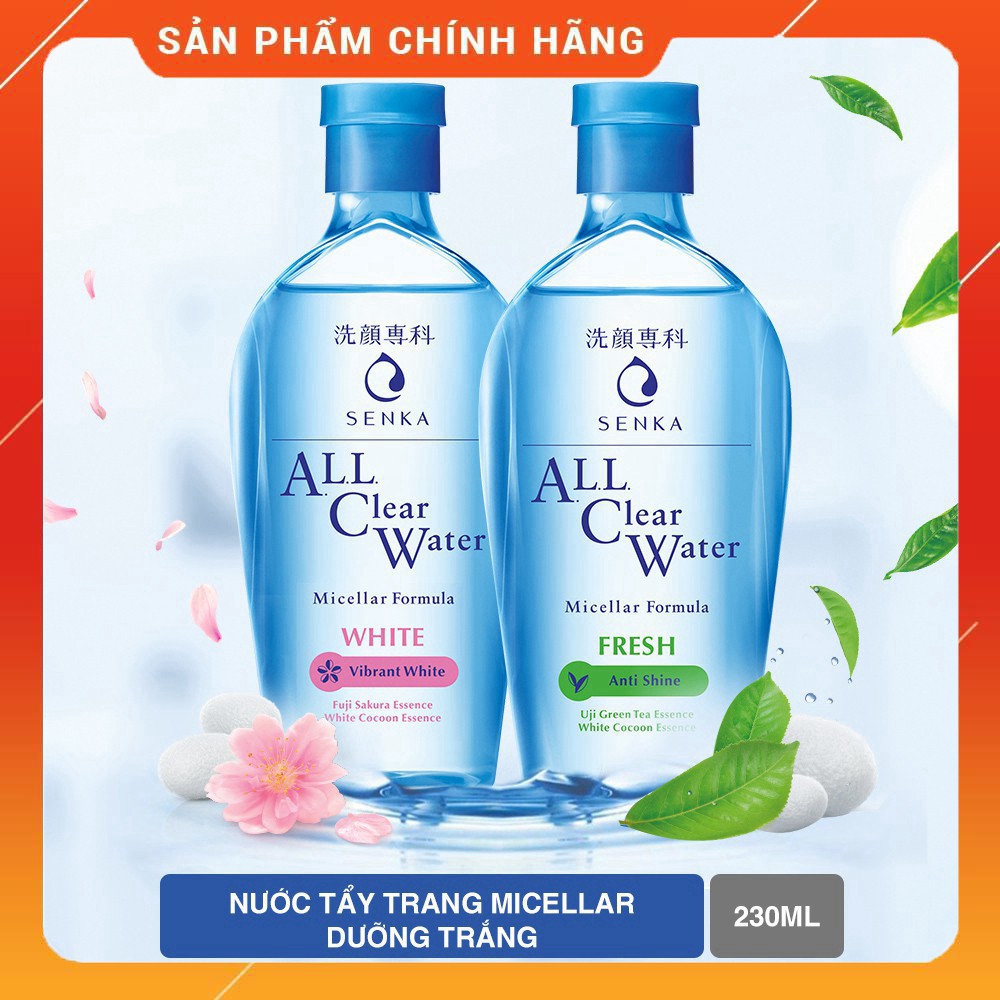 Nước Tẩy Trang Senka All Clear Water Micellar Formula (230ml)