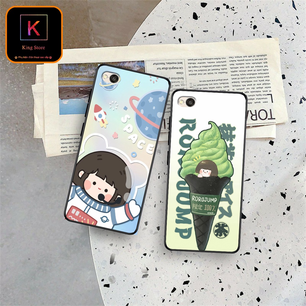 Ốp lưng Xiaomi Redmi 4 - Redmi 4A - Redmi 4X - Ốp in hình Ngân hà &amp; RoroJump siêu đẹp