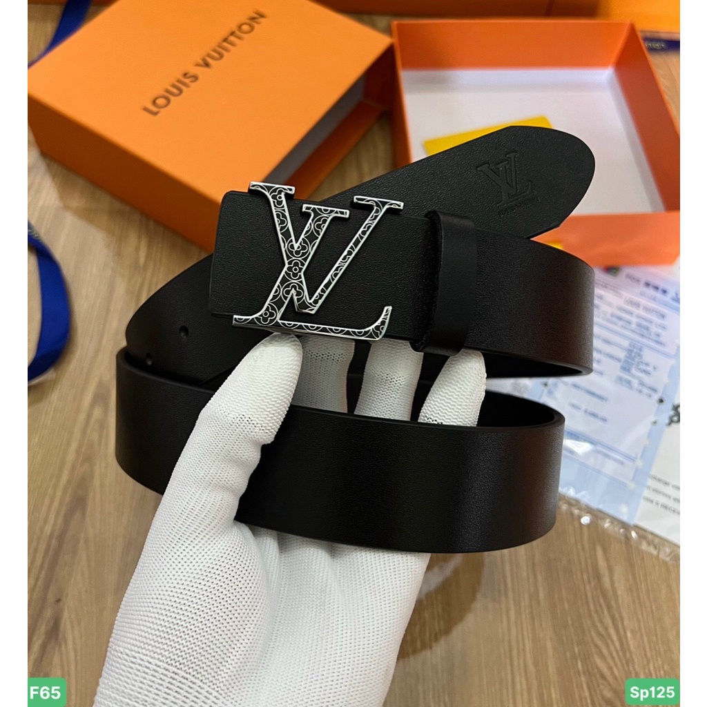 Thắt lưng nam LV cao cấp🔥 Dây lưng da thật nguyên miếng fullbox