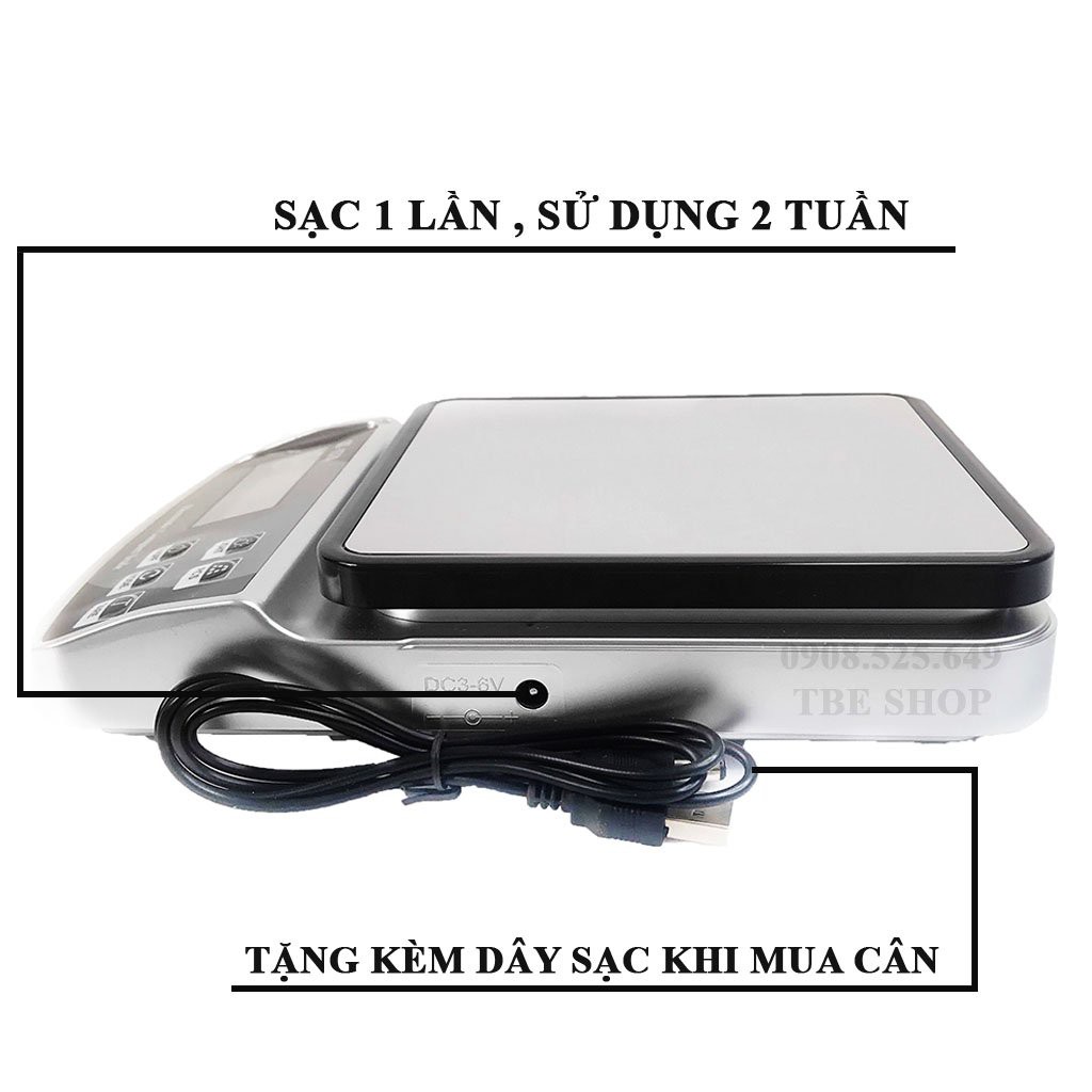 Cân Tiểu Ly 5kg 157A Sạc Điện Pin Trâu Chính Xác Cao  TBE Shop