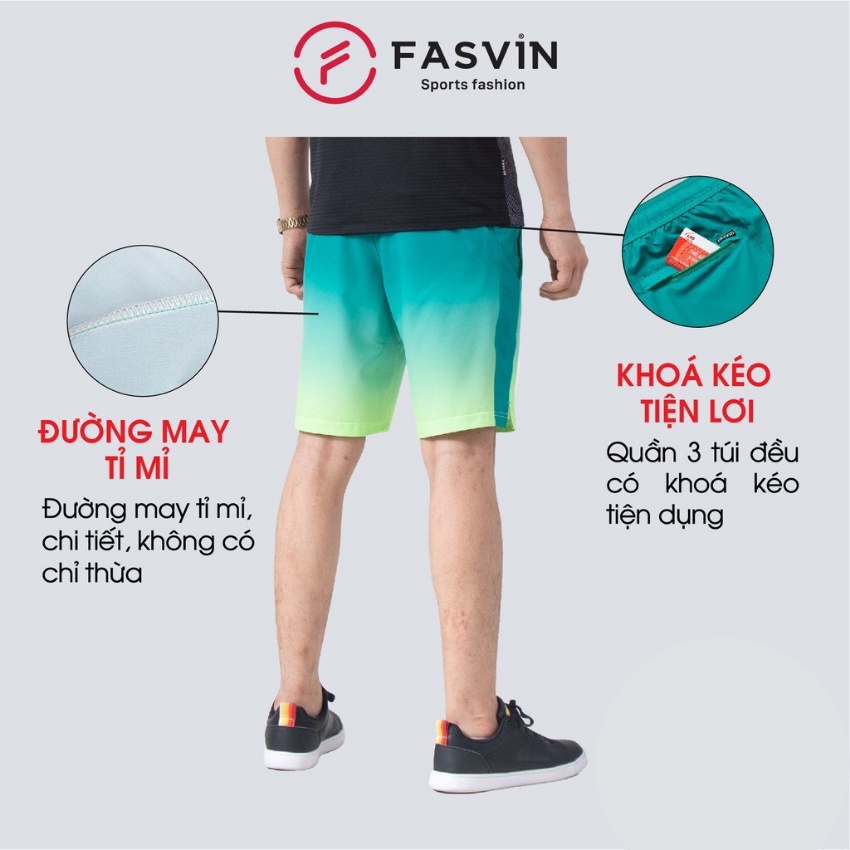 (CHÍNH HÃNG) Quần đi biển nam quần bóng đá vải gió có dây rút thể thao co giãn , túi có khóa kéo  S21464