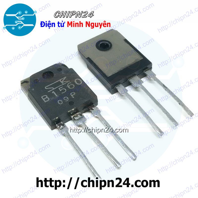 [1 CON] Transistor B1560 TO-3P PNP 10A 150V (Sò Sanken) (2SB1560 1560)