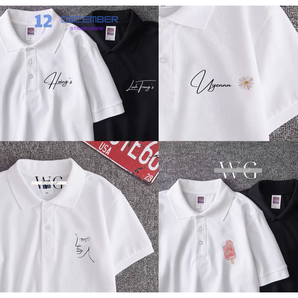 Áo Thun Polo IN TÊN - CUNG HOÀNG ĐẠO - In mọi thứ theo yêu cầu | FULL SIZE | Áo quà tặng, áo in theo yêu cầu độc nhất