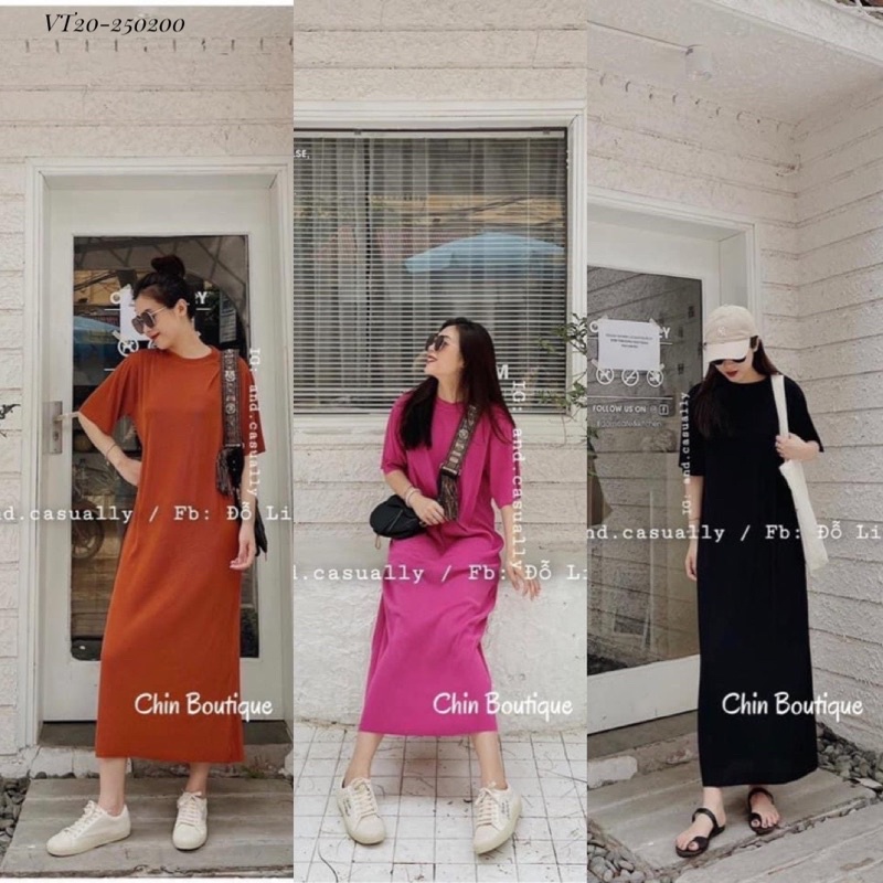 VT20 Váy Suông Dập Ly Cho Con Bú