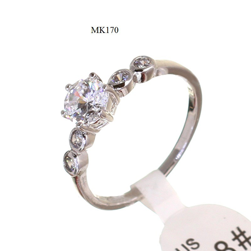 Nhẫn mạ bạc October Love cao cấp